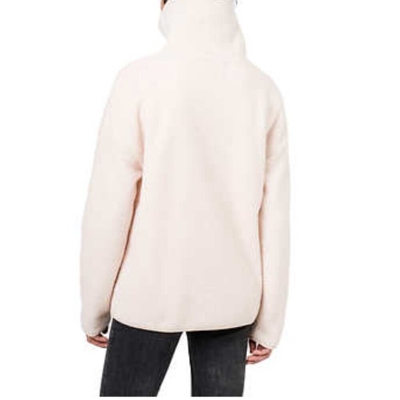 XL ELLE 1/4 Zip Women’s Cream Fleece Pullover - Picture 9 of 11